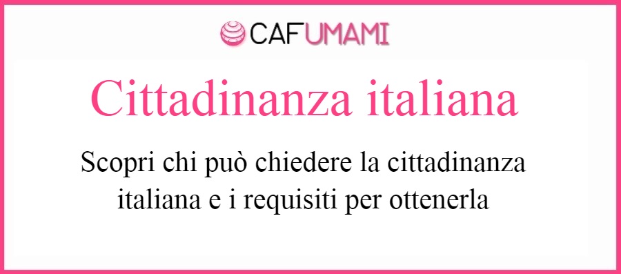 Cittadinanza italiana