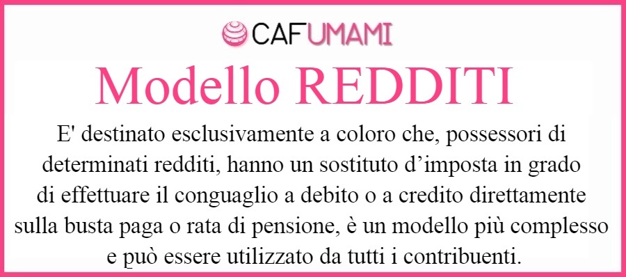 Modello Unico